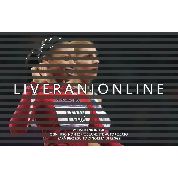 (120807) -- LONDON, Aug. 7, 2012 () -- Allyson Felix of USA takes part in women\'s 200m semifinal 2 contest, at London 2012 Olympic Games in London, Britain, on August 7, 2012. (/Liao Yujie) (nxl) AG ALDO LIVERANI S A S ONLY ITALY