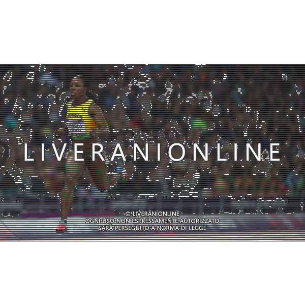 (120807) -- LONDON, Aug. 7, 2012 () -- Veronica Campbell-Brown of Jamaica takes part in women\'s 200m semifinal 1 contest, at London 2012 Olympic Games in London, Britain, on August 7, 2012. (/Liao Yujie) (nxl) AG ALDO LIVERANI S A S ONLY ITALY