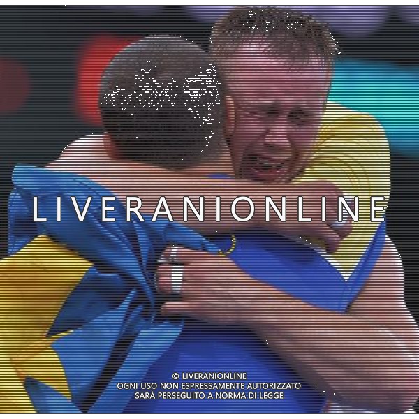 (120807) -- LONDON, Aug. 7, 2012 () -- Jimmy Lidberg of Sweden reacts after winning in men\'s wrestling Greco-Roman 96kg bronze medal contest, at London 2012 Olympic Games in London, Britain, on August 7, 2012. (/Gesang Dawa) (nxl) AG ALDO LIVERANI S A S ONLY ITALY