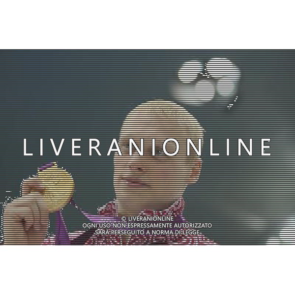 (120807) -- LONDON, Aug. 7, 2012 () -- Gold medalist Ilya Zakharov of Russia attend victory ceremony of men\'s diving 3m springboard final contest, at London 2012 Olympic Games in London, Britain, on August 7, 2012. Ilya Zakharov of Russia won gold medal. (/Fan Jun) (nxl) AG ALDO LIVERANI S A S ONLY ITALY
