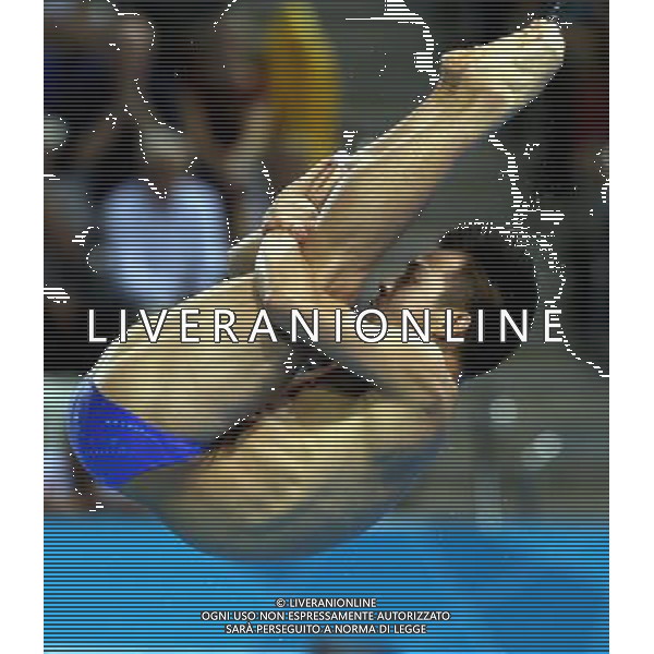 (120807) -- LONDON, Aug. 7, 2012 () -- He Chong of China competes during men\'s 3m springboard of diving, at London 2012 Olympic Games in London, Britain, on August 7, 2012. (/Fan Jun) (zgp) AG ALDO LIVERANI S A S ONLY ITALY