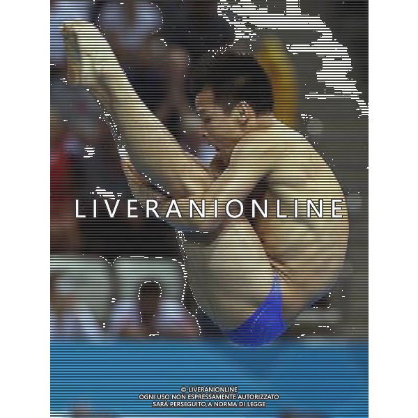 (120807) -- LONDON, Aug. 7, 2012 () -- He Chong of China competes during men\'s 3m springboard of diving, at London 2012 Olympic Games in London, Britain, on August 7, 2012. (/Fan Jun) (zgp) AG ALDO LIVERANI S A S ONLY ITALY