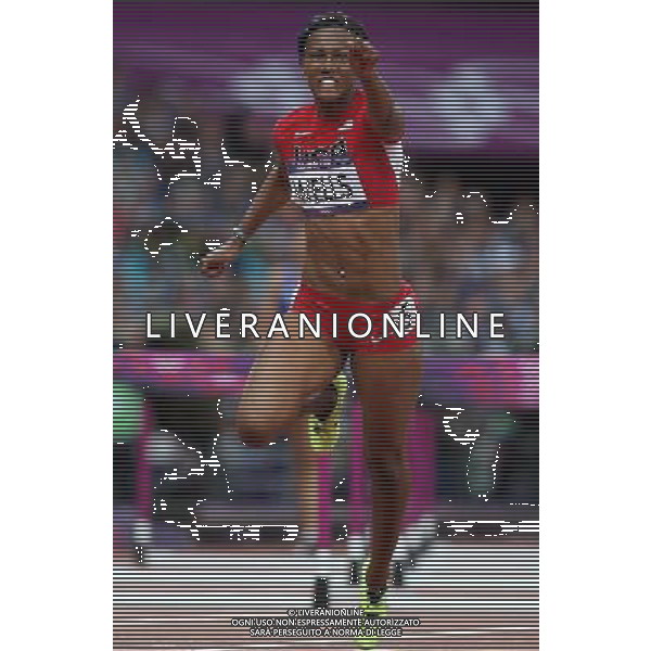 (120807) -- LONDON, Aug. 7, 2012 () -- Kellie Wells of USA takes part in women\'s 100m hurdles semifinal 3 competition, at London 2012 Olympic Games in London, Britain, on August 7, 2012. (/Liao Yujie) (nxl) AG ALDO LIVERANI S A S ONLY ITALY
