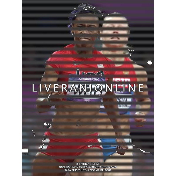 (120807) -- LONDON, Aug. 7, 2012 () -- Kellie Wells of USA takes part in women\'s 100m hurdles semifinal 3 competition, at London 2012 Olympic Games in London, Britain, on August 7, 2012. (/Liao Yujie) (nxl) AG ALDO LIVERANI S A S ONLY ITALY
