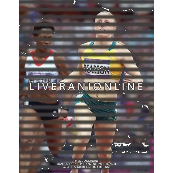 (120807) -- LONDON, Aug. 7, 2012 () -- Sally Pearson of Australia competes in women\'s 100m hurdles semifinal 2 competition, at London 2012 Olympic Games in London, Britain, on August 7, 2012. (/Liao Yujie) (nxl) AG ALDO LIVERANI S A S ONLY ITALY