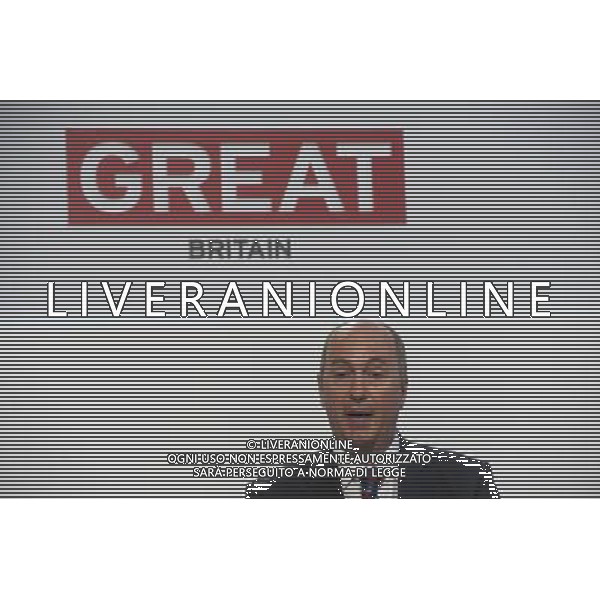 Andrew Brown, Director Upstream International, Royal Dutch Shell, speaks at the ICT Global Business Summit at Lancaster House in London. ©photoshot/Agenzia Aldo Liverani Sas - ITALY ONLY - EDITORIAL USE ONLY