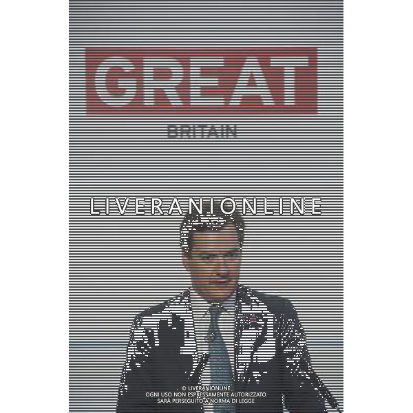George Osborne, Chancellor of the Exchequer, speaks at the ICT Global Business Summit at Lancaster House in London. ©photoshot/Agenzia Aldo Liverani Sas - ITALY ONLY - EDITORIAL USE ONLY