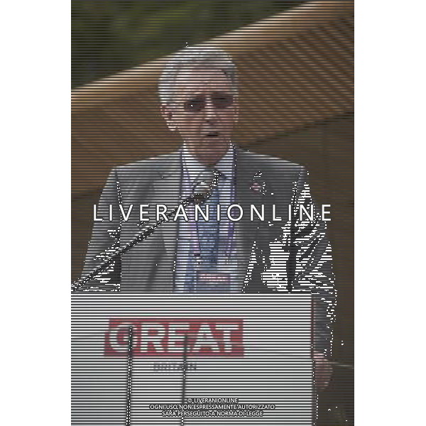 Rt Hon Lord Howell of Guildford, Minister of State, Foreign \' Commonwealth Office, speaks at the ICT Global Business Summit at Lancaster House in London. ©photoshot/Agenzia Aldo Liverani Sas - ITALY ONLY - EDITORIAL USE ONLY