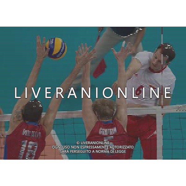 LONDYN 08.08.2012 IGRZYSKA 30 OLIMPIADY LONDON 2012 THE GAMES OF THE XXXOLIMPIAD PILKA SIATKOWA MEZCZYZN MEN VOLLEYBOLL NZ BARTOSZ KUREK FOT MAREK BICZYK PRZEGLAD SPORTOWY NEWSPIX.PL --- Newspix.pl /AG ALDO LIVERANI OLIMPIADI LONDRA 2012 - ITALY ONLY - *** Local Caption *** .