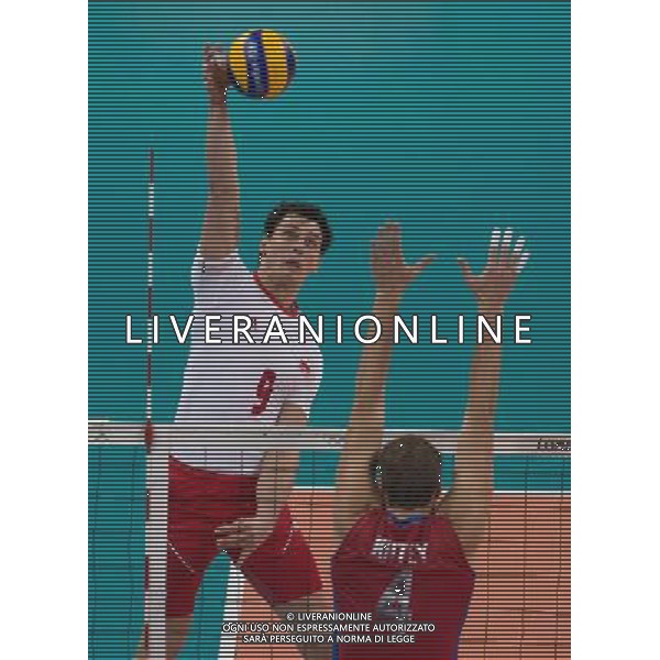 LONDYN 08.08.2012 IGRZYSKA 30 OLIMPIADY LONDON 2012 THE GAMES OF THE XXXOLIMPIAD PILKA SIATKOWA MEZCZYZN MEN VOLLEYBOLL NZ ZBIGNIEW BARTMAN FOT MAREK BICZYK PRZEGLAD SPORTOWY NEWSPIX.PL --- Newspix.pl /AG ALDO LIVERANI OLIMPIADI LONDRA 2012 - ITALY ONLY - *** Local Caption *** .