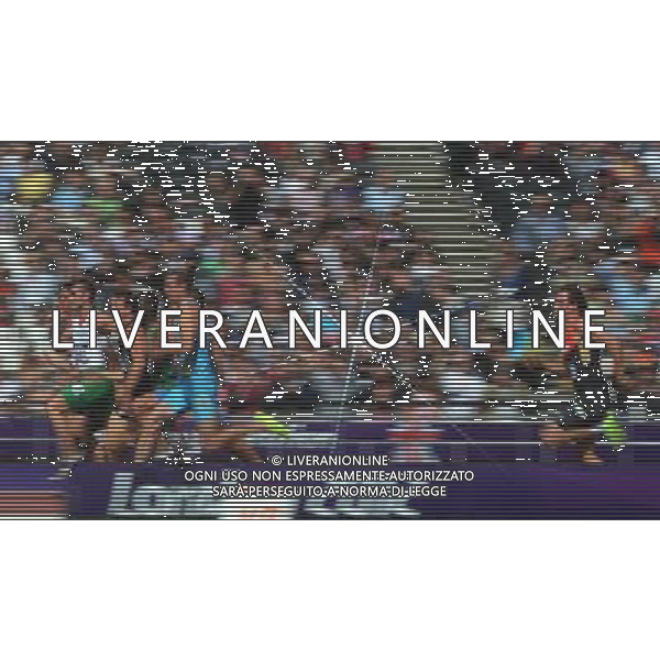 (120808) -- LONDON, Aug. 8, 2012 () -- Athletes compete during men\'s Decathlon 100m race, at London 2012 Olympic Games in London, Britain, on August 8, 2012. (/Li Ga) (nxl) /PHOTOSHOT/AG ALDO LIVERANI SAS ITALY ONLY -