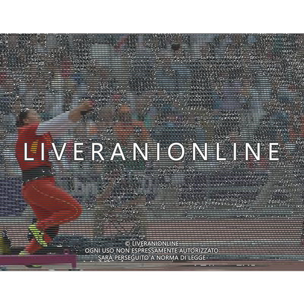 (120807) -- LONDON, Aug. 7, 2012 () -- Zhang Wenxiu of China takes part in women\'s Hammer Throw qualification competition, at London 2012 Olympic Games in London, Britain, on August 7, 2012. (/Li Ga) (nxl) /PHOTOSHOT/AG ALDO LIVERANI SAS ITALY ONLY -
