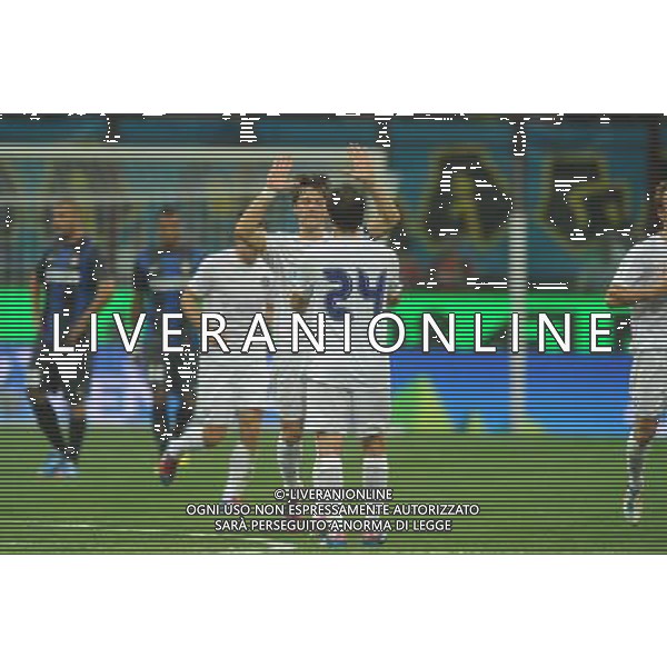 INTER - HAJDUK SPALATO PRELIMINARI UEFA EUROPA LEAGUE MILANO, 09-08-2012 NELLA FOTO: ESULTANZA ANTE VUKOSIC ©RAVEZZANI/AGENZIA ALDO LIVERANI SAS 