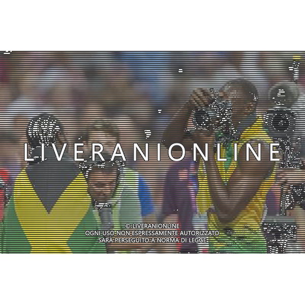 LONDYN 09 08 2012 IGRZYSKA XXX OLIMPIADY XXX LETNIE IGRZYSKA OLIMPIJSKIE LONDYN 2012 STADION OLIMPIJSKI FINAL 200 M N Z USAIN BOLT SEBASTIAN BOROWSKI Newspix.p THE 2012 SUMMER OLYMPIC GAMES OFFICIALLY THE GAMES OF THE XXX EXCEL OLIMPIC STADIUM FINAL 200 M MEN --- Newspix.pl AG ALDO LIVERANI S A S ONLY ITALY *** Local Caption *** www.newspix.pl mail us: info@newspix.pl call us: 0048 022 23 22 222 --- Polish Picture Agency by Ringier Axel Springer Poland