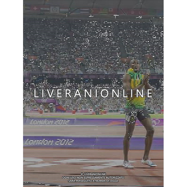 LONDYN 09 08 2012 IGRZYSKA XXX OLIMPIADY XXX LETNIE IGRZYSKA OLIMPIJSKIE LONDYN 2012 STADION OLIMPIJSKI FINAL 200 M N Z USAIN BOLT SEBASTIAN BOROWSKI Newspix.p THE 2012 SUMMER OLYMPIC GAMES OFFICIALLY THE GAMES OF THE XXX EXCEL OLIMPIC STADIUM FINAL 200 M MEN --- Newspix.pl AG ALDO LIVERANI S A S ONLY ITALY *** Local Caption *** www.newspix.pl mail us: info@newspix.pl call us: 0048 022 23 22 222 --- Polish Picture Agency by Ringier Axel Springer Poland