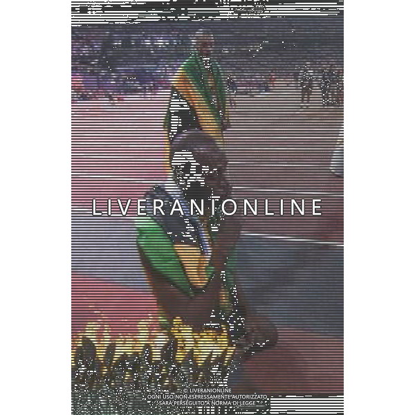 LONDYN 09 08 2012 IGRZYSKA XXX OLIMPIADY XXX LETNIE IGRZYSKA OLIMPIJSKIE LONDYN 2012 STADION OLIMPIJSKI FINAL 200 M N Z USAIN BOLT RADOSC SEBASTIAN BOROWSKI Newspix.p THE 2012 SUMMER OLYMPIC GAMES OFFICIALLY THE GAMES OF THE XXX EXCEL OLIMPIC STADIUM FINAL 200 M MEN --- Newspix.pl AG ALDO LIVERANI S A S ONLY ITALY *** Local Caption *** www.newspix.pl mail us: info@newspix.pl call us: 0048 022 23 22 222 --- Polish Picture Agency by Ringier Axel Springer Poland