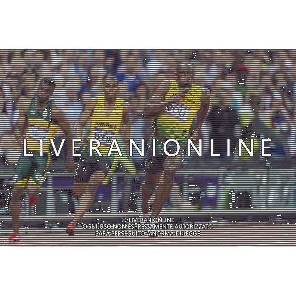 LONDYN 09 08 2012 IGRZYSKA XXX OLIMPIADY XXX LETNIE IGRZYSKA OLIMPIJSKIE LONDYN 2012 STADION OLIMPIJSKI FINAL 200 M N Z ANASO JOBODWANA 9 WARREN WEIR 8 USAIN BOLT 7 SEBASTIAN BOROWSKI Newspix.p THE 2012 SUMMER OLYMPIC GAMES OFFICIALLY THE GAMES OF THE XXX EXCEL OLIMPIC STADIUM FINAL 200 M MEN --- Newspix.pl AG ALDO LIVERANI S A S ONLY ITALY *** Local Caption *** www.newspix.pl mail us: info@newspix.pl call us: 0048 022 23 22 222 --- Polish Picture Agency by Ringier Axel Springer Poland