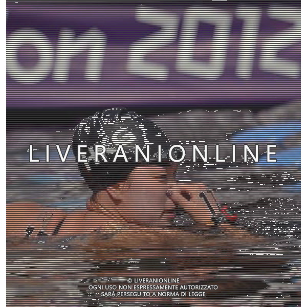 (120809) -- LONDON, Aug. 9, 2012 () -- Tang Wing Yung of Hong Kong, China competes during women\'s 10km marathon at London 2012 Olympic Games, London, Britain, Aug. 9, 2012. (/Chen Xiaowei)(zgp) ©photoshot/AGENZIA ALDO LIVERANI SAS - ITALY ONLY - GIOCHI OLIMPICI, OLIMPIADI LONDRA 2012