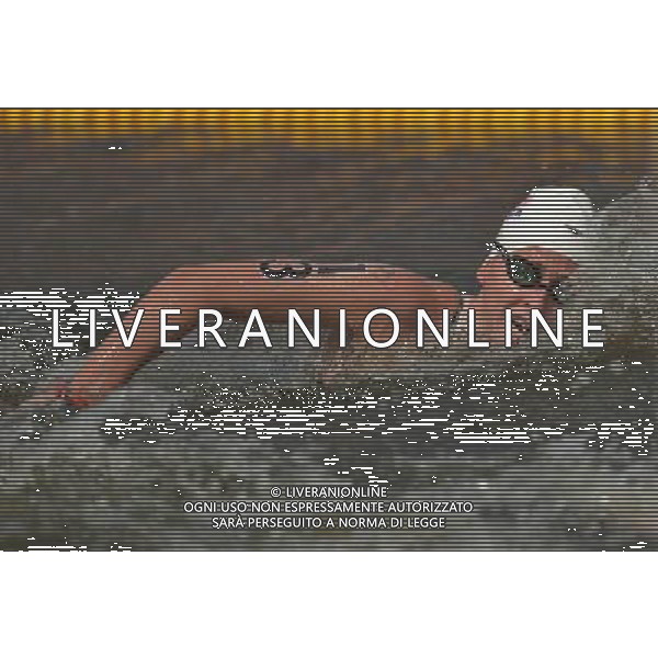 (120809) -- LONDON, Aug. 9, 2012 () -- Haley Anderson of USA competes during women\'s 10km marathon at London 2012 Olympic Games, London, Britain, Aug. 9, 2012. Haley Anderson of USA won silver medal. (/Chen Xiaowei)(zgp) ©photoshot/AGENZIA ALDO LIVERANI SAS - ITALY ONLY - GIOCHI OLIMPICI, OLIMPIADI LONDRA 2012