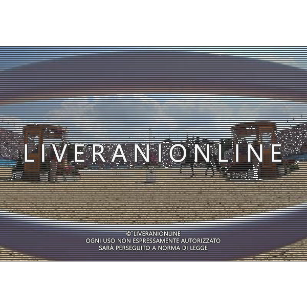 (120809) -- LONDON, Aug. 9, 2012 () -- Tinne Vilhelmson Silfven of Sweden competes during Dressage Individual Grand Prix Freestyle competition of Equestrian event, at London 2012 Olympic Games in London, Britain, on August 9, 2012. (/Yin Gang) (nxl) ©photoshot/AGENZIA ALDO LIVERANI SAS - ITALY ONLY - GIOCHI OLIMPICI, OLIMPIADI LONDRA 2012