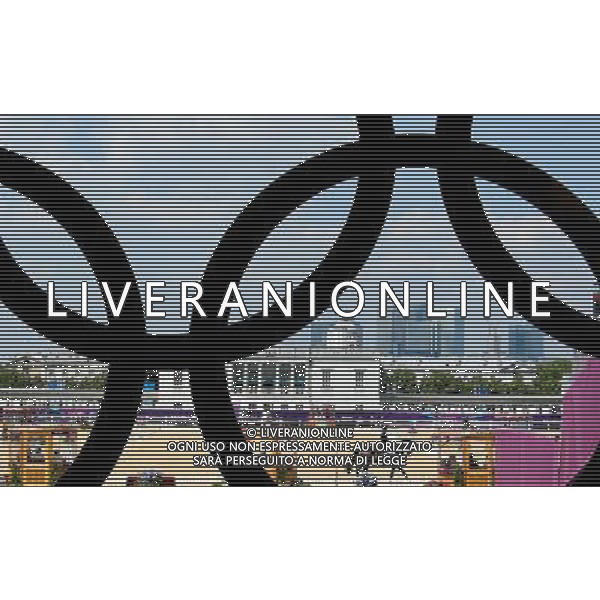 (120809) -- LONDON, Aug. 9, 2012 () -- Peters Steffen of USA competes during Dressage Individual Grand Prix Freestyle competition of Equestrian event, at London 2012 Olympic Games in London, Britain, on August 9, 2012. (/Yin Gang) (nxl) ©photoshot/AGENZIA ALDO LIVERANI SAS - ITALY ONLY - GIOCHI OLIMPICI, OLIMPIADI LONDRA 2012