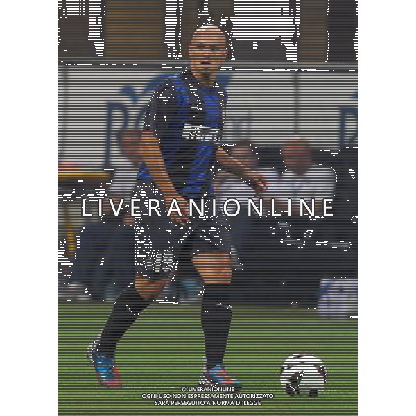 MILANO 09/08/2012 - INTER VS HNK HAJDUK SPALATO / NELLA FOTO: ESTEBAN CAMBIASSO - FOTO FRANCESCA SOLI / AGENZIA ALDO LIVERANI