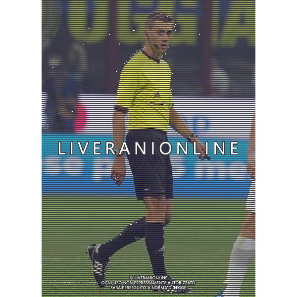 MILANO 09/08/2012 - INTER VS HNK HAJDUK SPALATO / NELLA FOTO: L\'ARBITRO CLEMENT TURPIN - FOTO FRANCESCA SOLI / AGENZIA ALDO LIVERANI