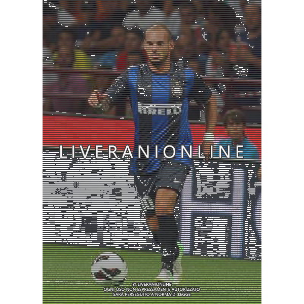 MILANO 09/08/2012 - INTER VS HNK HAJDUK SPALATO / NELLA FOTO: WESLEY SNEIJDER - FOTO FRANCESCA SOLI / AGENZIA ALDO LIVERANI
