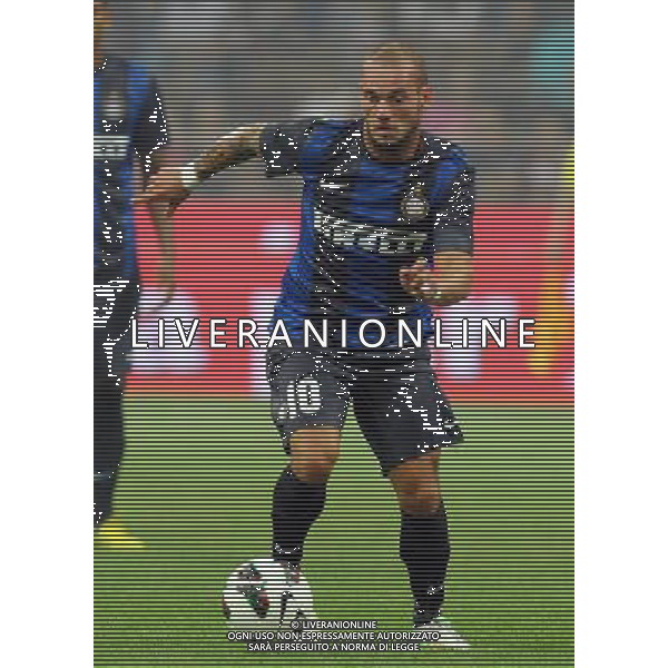 MILANO 09/08/2012 - INTER VS HNK HAJDUK SPALATO / NELLA FOTO: WESLEY SNEJIDER - FOTO FRANCESCA SOLI / AGENZIA ALDO LIVERANI