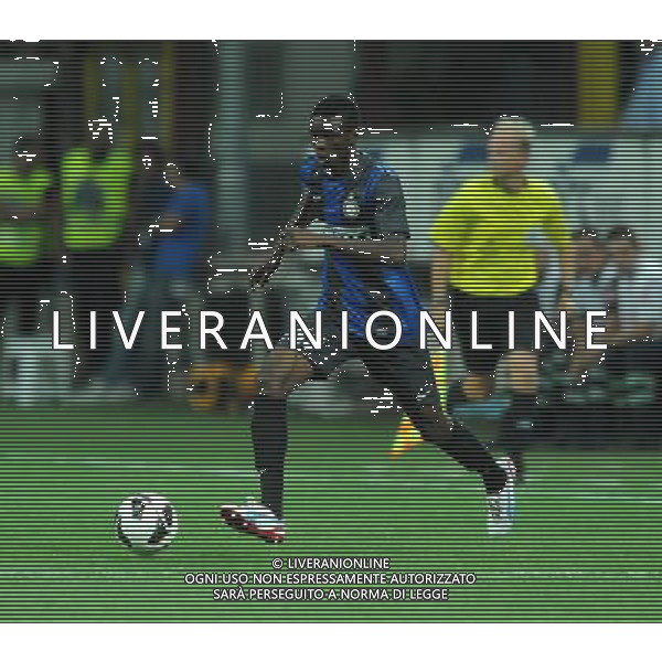 MILANO, 09-08-2012 / ©FOTO GIORGIO RAVEZZANI PRELIMINARE EUROPA LEAGUE INTER-HAJDUK SPALATO NELLA FOTO: IBRAHIMA MBAYE AG ALDO LIVERANI S A S