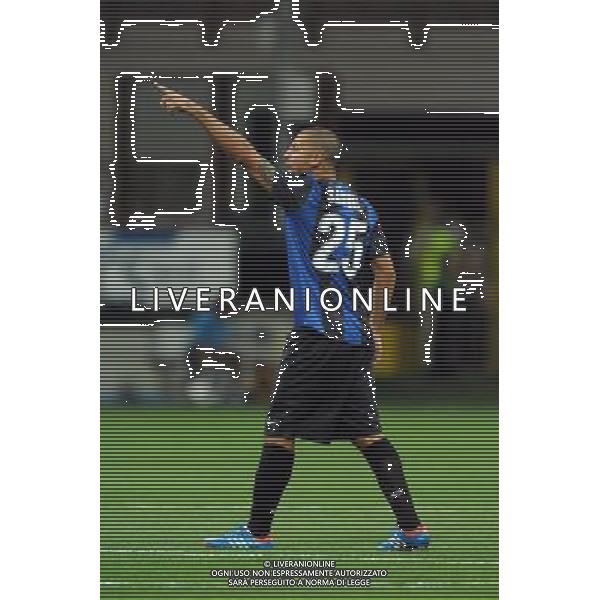 MILANO, 09-08-2012 / ©FOTO GIORGIO RAVEZZANI PRELIMINARE EUROPA LEAGUE INTER-HAJDUK SPALATO NELLA FOTO: WALTER SAMUEL AG ALDO LIVERANI S A S