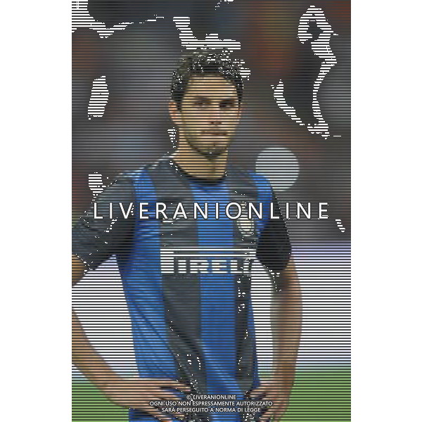 MILANO, 09-08-2012 / ©FOTO GIORGIO RAVEZZANI PRELIMINARE EUROPA LEAGUE INTER-HAJDUK SPALATO NELLA FOTO: ANDREA RANOCCHIA AG ALDO LIVERANI S A S