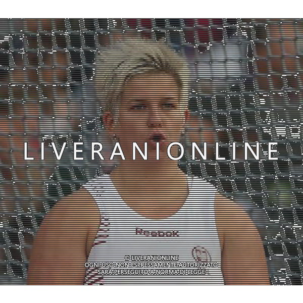 (120810) -- LONDON, Aug. 10, 2012 () -- Anita Wlodarczyk of Poland competes during women\'s hammer throw final at London 2012 Olympic Games, London, Britain, Aug. 10, 2012. Anita Wlodarczyk won silver medal with 77.60 meters. (/Liao Yujie)(zgp) AG ALDO LIVERANI S A S ONLY ITALY