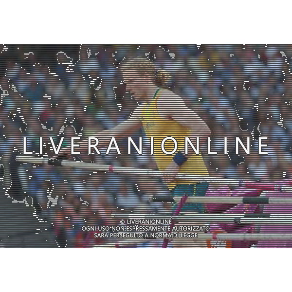 (120810) -- LONDON, Aug. 10, 2012 () -- Steven Hooker of Australia competes during men\'s pole vault final at London 2012 Olympic Games, London, Britain, Aug. 10, 2012. Steven Hooker ended the competition with no mark. (/Liao Yujie)(zgp) AG ALDO LIVERANI S A S ONLY ITALY