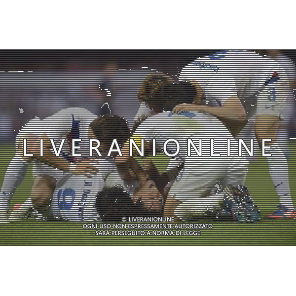 (120810) -- LONDON, Aug. 10, 2012 () -- Players of South Korea celebrate after winning the men\'s football bronze medal match against Japan at London 2012 Olympic Games, London, Britain, Aug. 10, 2012. South Korea won the match 2-0 and claimed the bronze medal of the event. (/Wang Qingqin) AG ALDO LIVERANI S A S ONLY ITALY