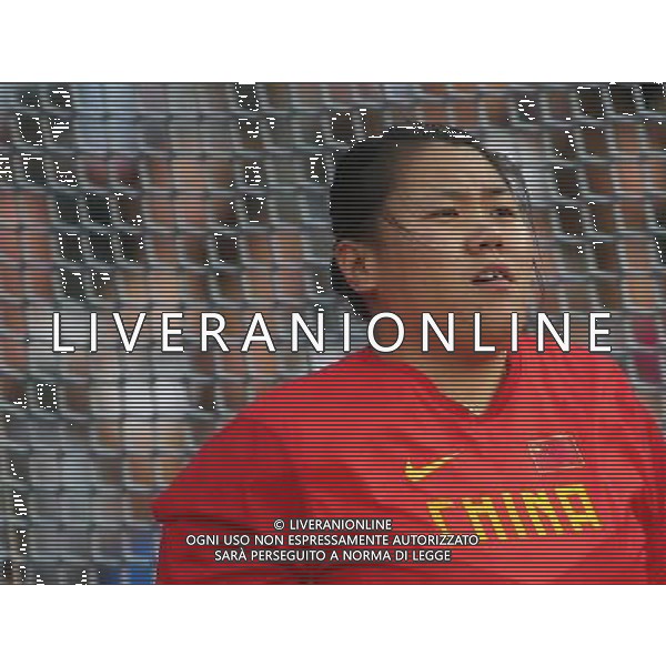 (120810) -- LONDON, Aug. 10, 2012 () -- China\'s Zhang Wenxiu competes during women\'s hammer throw final at London 2012 Olympic Games, London, Britain, Aug. 10, 2012. Zhang Wenxiu ranked fourth with 76.34 meters. (/Liao Yujie)(zgp) AG ALDO LIVERANI S A S ONLY ITALY