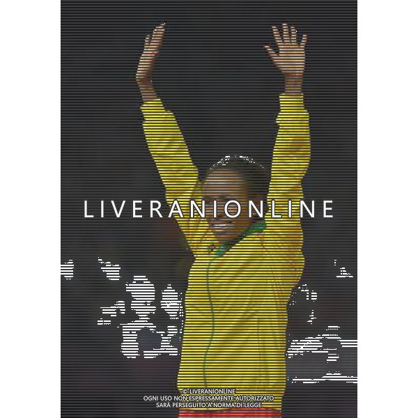 (120810) -- LONDON, Aug. 10, 2012 () -- Meseret Defar of Ethiopia poses at awarding ceremony of women\'s 5000m event at London 2012 Olympic Games, London, Britain, Aug. 10, 2012. (/Gesang Dawa)(zgp) AG ALDO LIVERANI S A S ONLY ITALY