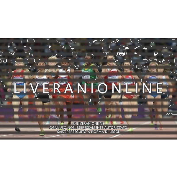 (120810) -- LONDON, Aug. 10, 2012 () -- Asli Cakir Alptekin of Turkey competes in women\'s 1500m final at London 2012 Olympic Games, London, Britain, Aug. 10, 2012. Asli Cakir Alptekin won gold medal with 4:10.23. (/Li Gang)(zgp) AG ALDO LIVERANI S A S ONLY ITALY