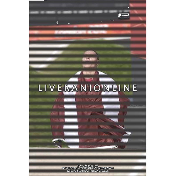 Maris Strombergs (Latvia) winner of the Gold Medal seen competing in the BMX event at the Olympic Games. BMX Track, Olympic Park, Stratford. London ©photoshot/Agenzia Aldo Liverani Sas - ITALY ONLY - GIOCHI OLIMPICI, OLIMPIADI LONDRA 2012