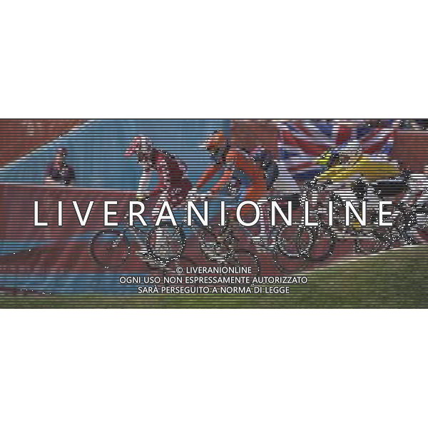 Riders compete in the BMX event at the Olympic Games. BMX Track, Olympic Park, Stratford. London ©photoshot/Agenzia Aldo Liverani Sas - ITALY ONLY - GIOCHI OLIMPICI, OLIMPIADI LONDRA 2012