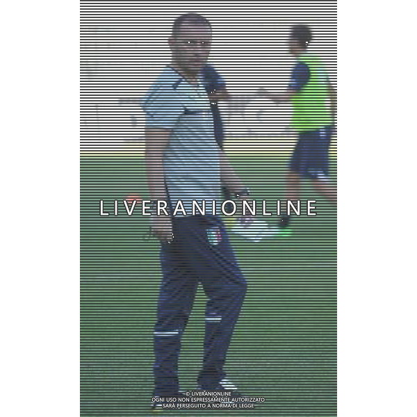 MONZA 11/8/2012 STADIO BRIANTEO ALLENAMENTO DELL\' UNDER 21 IN VISTA DELL\' INCONTRO AMICHEVOLE CON L\' OLANDA NELLA FOTO DEVIS MANGIA NUOVO COMMISSARIO TECNICO DELL\' UNDER 21 FOTO ROMANO/AG ALDO LIVERANI