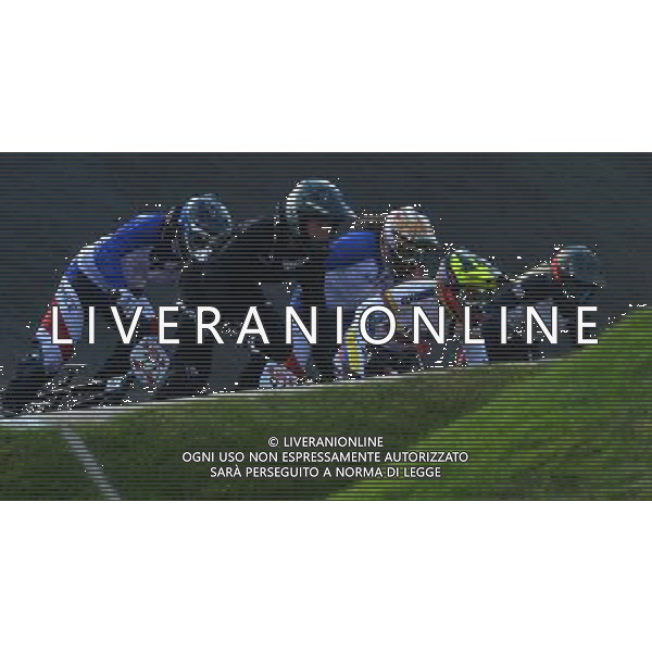 (120810) -- LONDON, Aug. 10, 2012 () -- Mariana Pajon of Colombia (No.5) competes during women\'s cycling BMX competition, at London 2012 Olympic Games in London, Britain, on August 10, 2012. Mariana Pajon of Colombia won gold medal. (/Cheng Min) (nxl) ©photoshot/Agenzia Aldo Liverani Sas - ITALY ONLY - GIOCHI OLIMPICI, OLIMPIADI LONDRA 2012