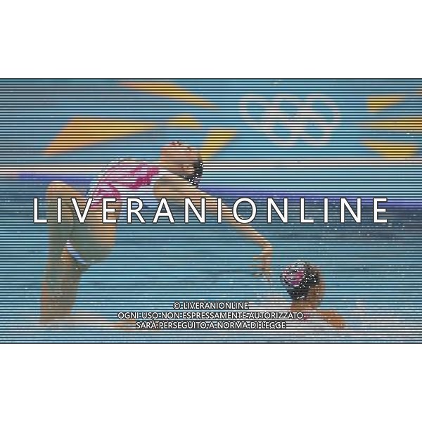 (120810) -- LONDON, Aug. 10, 2012 () -- Members of the Chinese team perform during women\'s Synchronised Swimming teams free routine competition, at London 2012 Olympic Games in London, Britain, on August 10, 2012. The Chinese team won silver medal. (/Wu Xiaoling) (nxl) ©photoshot/Agenzia Aldo Liverani Sas - ITALY ONLY - GIOCHI OLIMPICI, OLIMPIADI LONDRA 2012