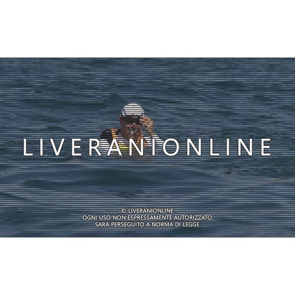 (120810) -- WEYMOUTH, Aug. 10, 2012 () -- Mathew Belcher of Australia celebrates after competing in 470 men competition of sailing event, at London 2012 Olympic Games in Weymouth and Portland, Britain, August 10, 2012. Mathew Belcher/Malcolm Page of Australia won gold medal. (/Fei Moahua) (zgp) ITALY ONLY - GIOCHI OLIMPICI, OLIMPIADI LONDRA 2012