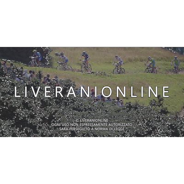 (120811) -- LONDON, Aug. 11, 2012 () -- Cyclists compete in women\'s Cross-country competition of Cycling Mountain Bike event, at London 2012 Olympic Games in London, Britain, on August 11, 2012. Julie Bresset of France won gold medal. (/Li Ga) (nxl) ©PHOTOSHOT/Agenzia Aldo Liverani Sas - ITALY ONLY - GIOCHI OLIMPICI, OLIMPIADI LONDRA 2012