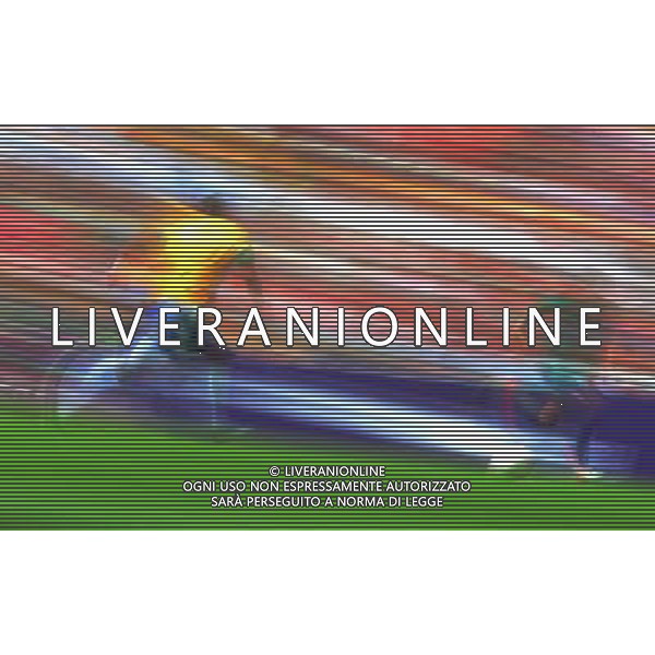 (120811) -- LONDON, Aug. 11, 2012 () -- Marcelo (L) of Brazil vies for the ball with Javier Aquino of Mexico during men\'s football gold medal match between Brazil and Mexico, at London 2012 Olympic Games in London, Britain, on August 11, 2012. (/Wu Xiaoling) (zgp) ©PHOTOSHOT/Agenzia Aldo Liverani Sas - ITALY ONLY - GIOCHI OLIMPICI, OLIMPIADI LONDRA 2012