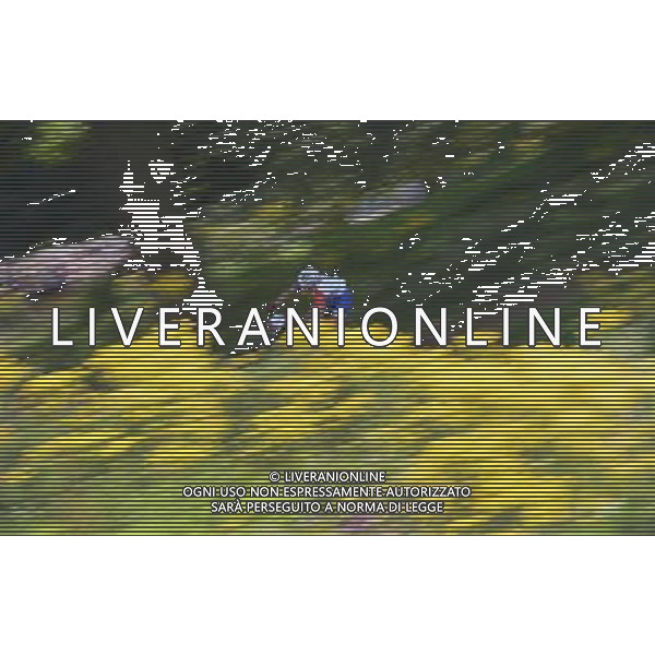 (120811) -- LONDON, Aug. 11, 2012 () -- Julie Bresset of France competes in women\'s Cross-country competition of Cycling Mountain Bike event, at London 2012 Olympic Games in London, Britain, on August 11, 2012. Julie Bresset of France won gold medal. (/Li Ga) (nxl) ©PHOTOSHOT/Agenzia Aldo Liverani Sas - ITALY ONLY - GIOCHI OLIMPICI, OLIMPIADI LONDRA 2012