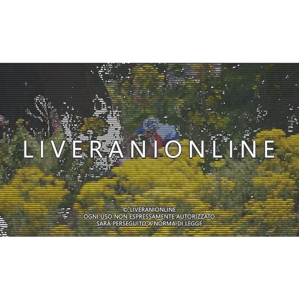 (120811) -- LONDON, Aug. 11, 2012 () -- Julie Bresset of France competes in women\'s Cross-country competition of Cycling Mountain Bike event, at London 2012 Olympic Games in London, Britain, on August 11, 2012. Julie Bresset of France won gold medal. (/Li Ga) (nxl) ©PHOTOSHOT/Agenzia Aldo Liverani Sas - ITALY ONLY - GIOCHI OLIMPICI, OLIMPIADI LONDRA 2012