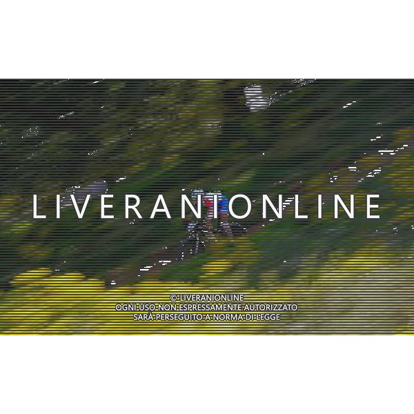 (120811) -- LONDON, Aug. 11, 2012 () -- Julie Bresset of France competes in women\'s Cross-country competition of Cycling Mountain Bike event, at London 2012 Olympic Games in London, Britain, on August 11, 2012. Julie Bresset of France won gold medal. (/Li Ga) (nxl) ©PHOTOSHOT/Agenzia Aldo Liverani Sas - ITALY ONLY - GIOCHI OLIMPICI, OLIMPIADI LONDRA 2012