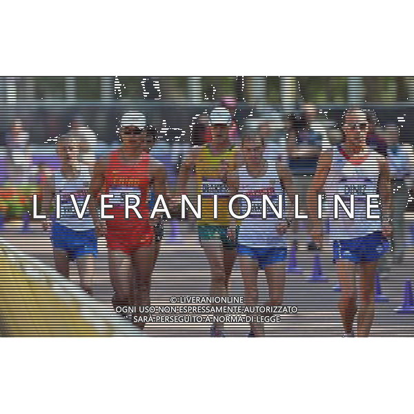 (120811) -- LONDON, Aug. 11, 2012 () -- Si Tianfeng of China competes in men\'s 50km race walk contest, at London 2012 Olympic Games in London, Britain, on August 11, 2012. Si Tianfeng of China won bronze medal. (/Gesang Dawa) (nxl) ©PHOTOSHOT/Agenzia Aldo Liverani Sas - ITALY ONLY - GIOCHI OLIMPICI, OLIMPIADI LONDRA 2012